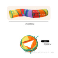 S Shape Rainbow Color Foldable Tunnel Cat Toy